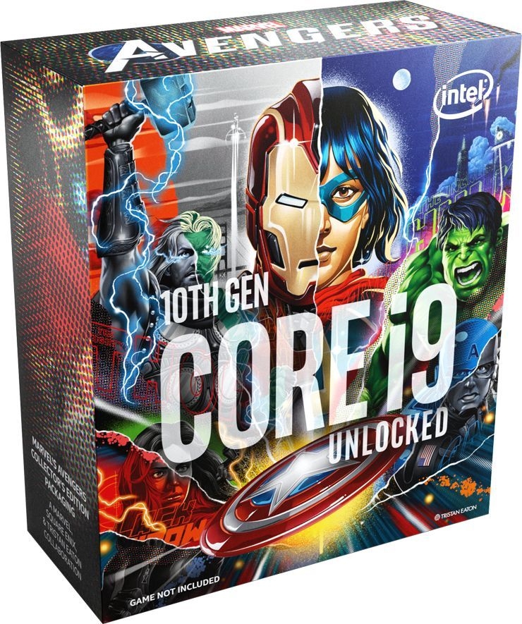 Процессор Intel, Core i9-10900k Comet Lake-S (3700MHz, LGA1200, L3 20480Kb) (Marvel`s Avengers Collector`s Edition)
Процессор Intel, Core i9-10900k Comet Lake-S (3700MHz, LGA1200, L3 20480Kb) (Marvel`s Avengers Collector`s Edition)