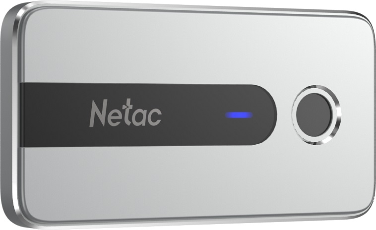 Netac Z11 250GB USB 3.2 Gen 2 Type-C NT01Z11-250G-32SL Silver (отпечаток пальца)