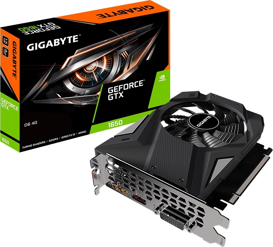 Видеокарта GigaByte, GeForce GTX 1650 D6 4G 1590MHz PCI-E 3.0 4096MB 12000MHz GDDR6 128 bit DVI HDMI DisplayPort HDCP GV-N1656D6-4G
Видеокарта GigaByte, GeForce GTX 1650 D6 4G 1590MHz PCI-E 3.0 4096MB 12000MHz GDDR6 128 bit DVI HDMI DisplayPort HDCP GV-N1656D6-4G