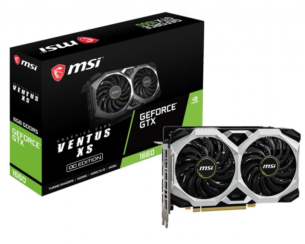Видеокарта MSI, GeForce GTX 1660 1830MHz PCI-E 3.0 6144MB 8000MHz 192 bit HDMI HDCP VENTUS XS OC GTX1660VENTUSXS6GOC
Видеокарта MSI, GeForce GTX 1660 1830MHz PCI-E 3.0 6144MB 8000MHz 192 bit HDMI HDCP VENTUS XS OC GTX1660VENTUSXS6GOC