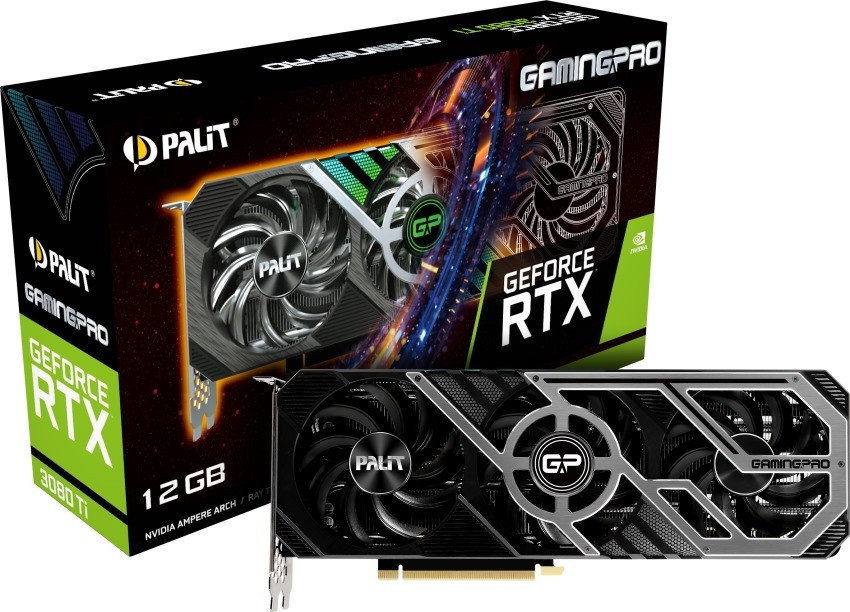 Видеокарта Palit, GeForce RTX 3080 Ti GAMING PRO 12G 1665MHz PCI-E 4.0 12288MB 19000MHz 384 bit HDMI 3xDisplayPort HDCP NED308T019KB-132AA
Видеокарта Palit, GeForce RTX 3080 Ti GAMING PRO 12G 1665MHz PCI-E 4.0 12288MB 19000MHz 384 bit HDMI 3xDisplayPort HDCP NED308T019KB-132AA