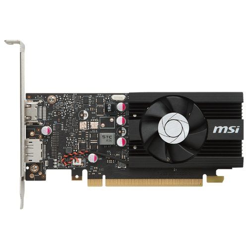 Видеокарта MSI, GeForce GT 1030 1265Mhz PCI-E 3.0 2048Mb 6008Mhz 64 bit HDMI HDCP LP OC GT10302GLPOC
Видеокарта MSI, GeForce GT 1030 1265Mhz PCI-E 3.0 2048Mb 6008Mhz 64 bit HDMI HDCP LP OC GT10302GLPOC