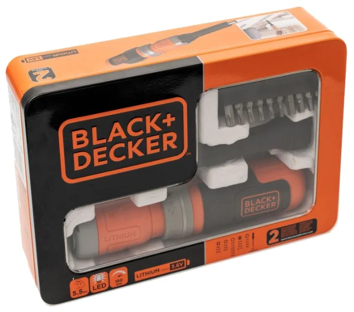 Black & Decker Аккумуляторная отвертка BCF603C