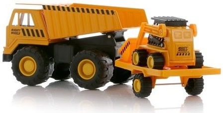 Soma Набор строительной техники "Карьерный грузовик + минипогрузчик Бобкэт" (18 см)