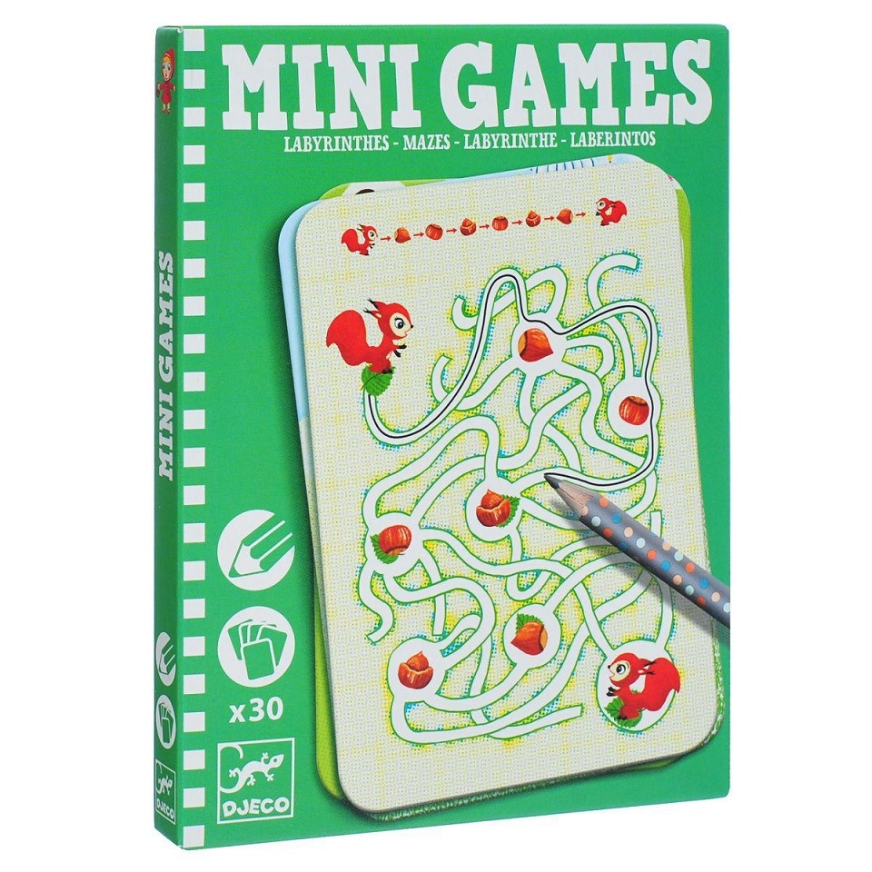 Настольные игры для детей Djeco, Настольная игра "Лабиринты Ариадны" (mini games mazes)
Настольные игры для детей Djeco, Настольная игра "Лабиринты Ариадны" (mini games mazes)