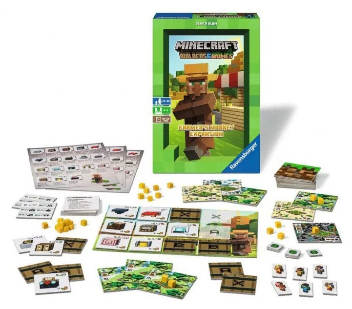 Ravensburger Настольная игра "Minecraft. Фермерский рынок", ДОПОЛНЕНИЕ