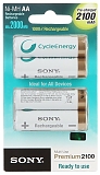 Sony Аккумуляторы Multi-use АА, 4 шт. (HR6-4BL, 2100 mAh)
