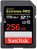 Sandisk Extreme Pro SDXC UHS-I Class 3 V30 170/90 MB/s 256GB
