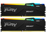 Kingston Fury Beast RGB 32Gb PC44800 5600MHz DDR5 KIT2 KF556C40BBAK2-32