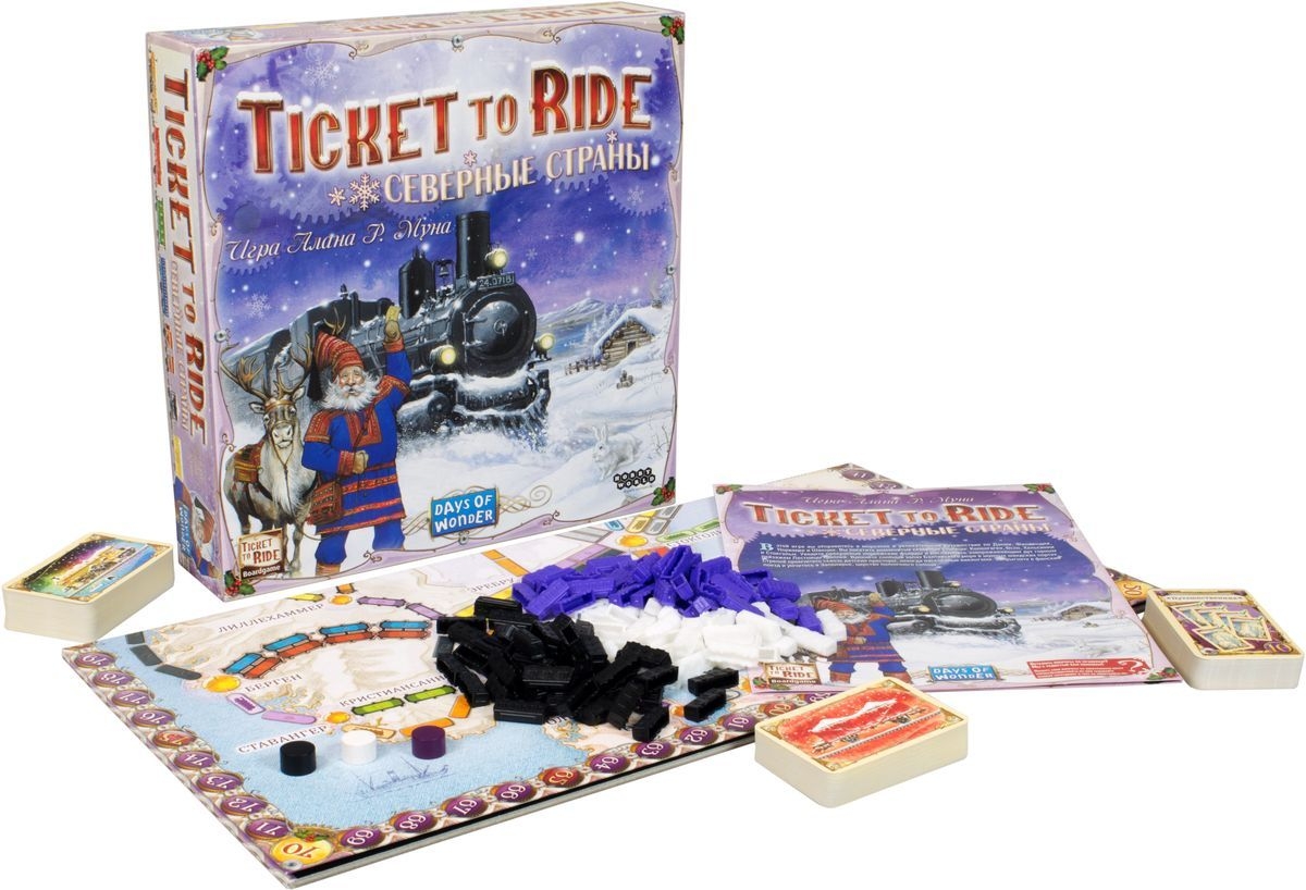 Hobby World Настольная игра "Билет на поезд: Северные страны" (Ticket to Ride: Северные страны)