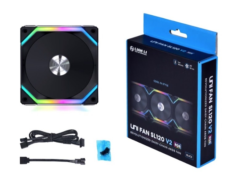 LIAN LI UNI FAN SL120 V2 Black G99.12SLV21B.R0