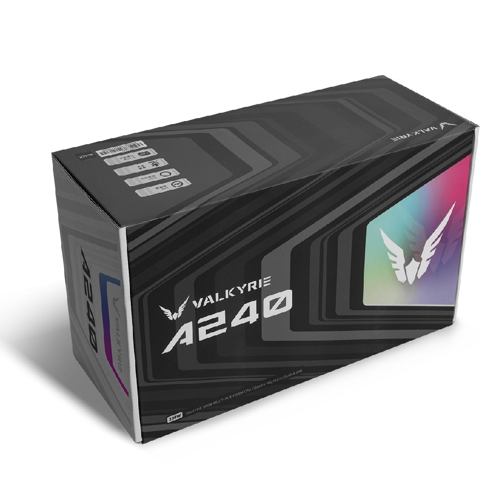 Valkyrie A240 ARGB Black (LGA20XX/LGA1200/LGA115X/LGA1700/AM4/AM5)
