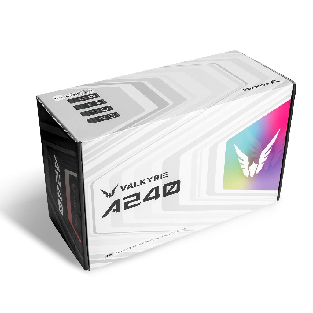 Valkyrie A240 ARGB White (LGA20XX/LGA1200/LGA115X/LGA1700/AM4/AM5)