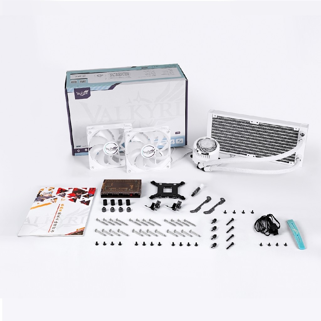 Valkyrie Jarn 240 ARGB White (LGA20XX/LGA1200/LGA115X/LGA1700/AM4/AM5)