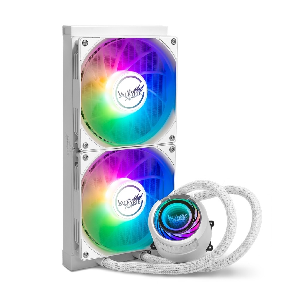 Valkyrie Jarn 280 ARGB White (LGA20XX/LGA1200/LGA115X/LGA1700/AM4/AM5)