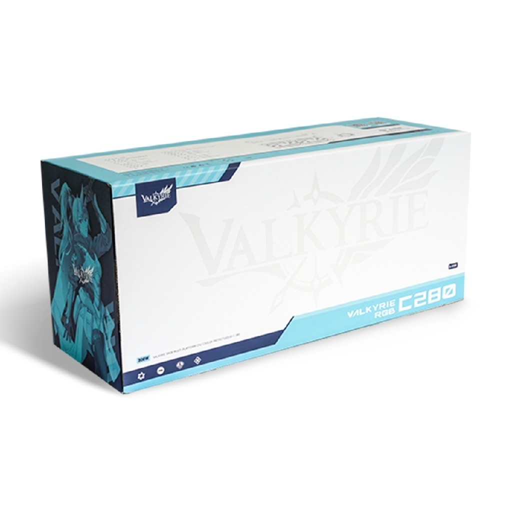 Valkyrie Jarn 280 ARGB White (LGA20XX/LGA1200/LGA115X/LGA1700/AM4/AM5)