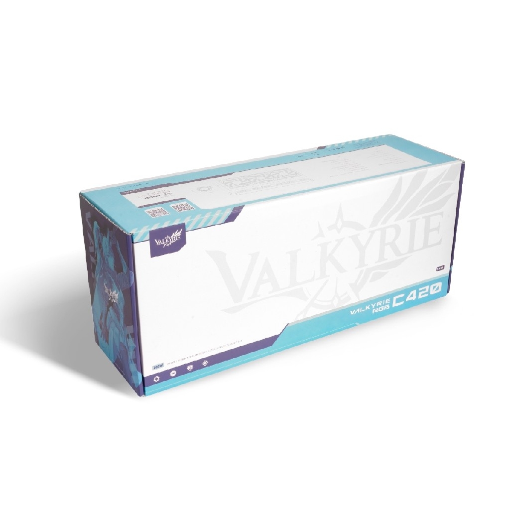 Valkyrie Jarn 420 ARGB White (LGA20XX/LGA1200/LGA115X/LGA1700/AM4/AM5)