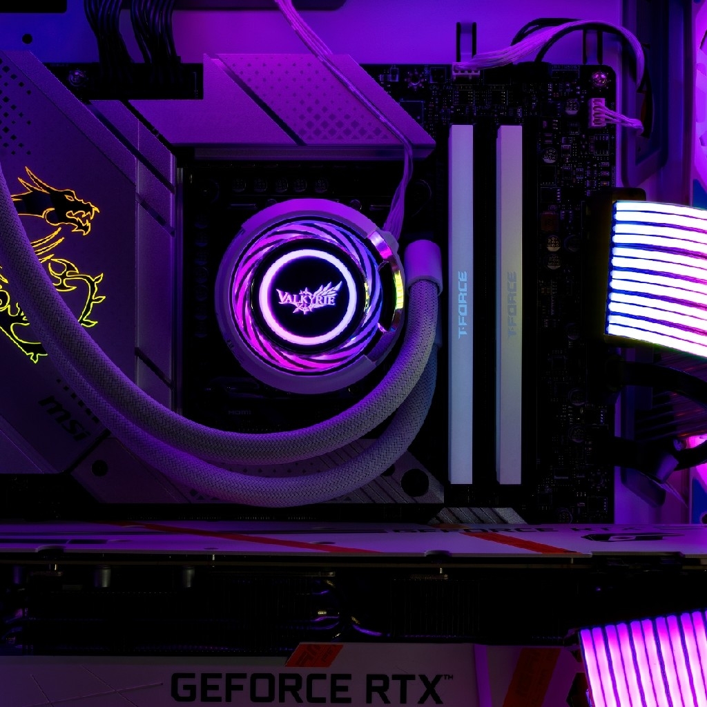 Valkyrie Jarn 420 ARGB White (LGA20XX/LGA1200/LGA115X/LGA1700/AM4/AM5)