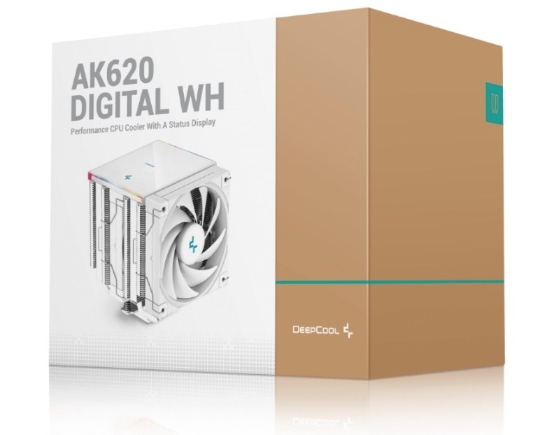 Deepcool AK620 DIGITAL WH LGA20xx/1700/1200/115X/AM5/AM4