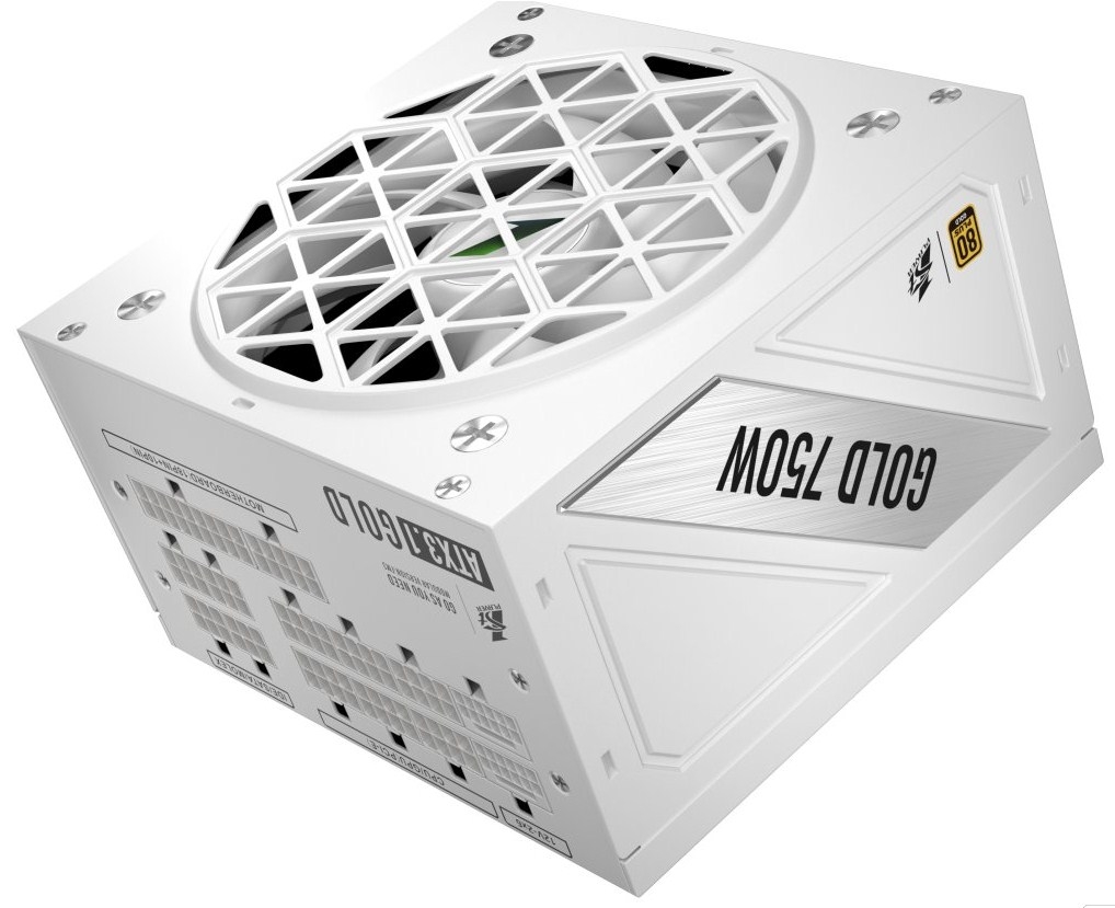 1STPLAYER NGDP Gold 750W WHITE 80+ Gold ATX3.1 HA-750BA4-WH