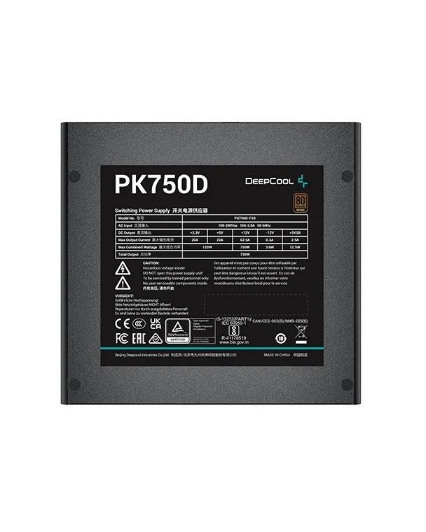 Deepcool PK750D 750W 80+ BRONZE