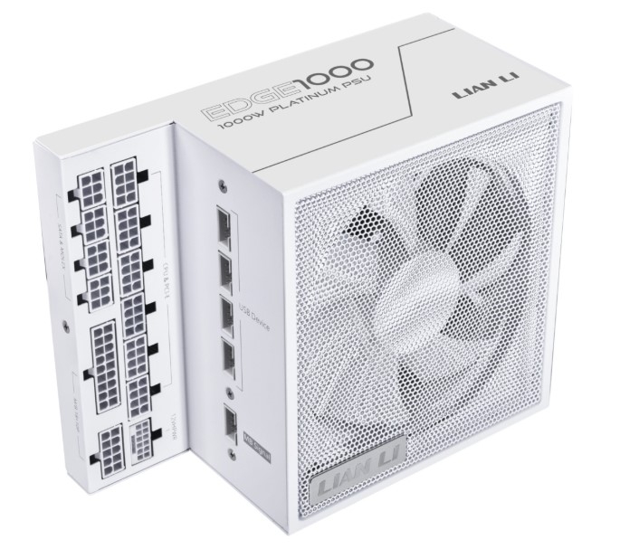 LIAN LI EDGE 1000W ATX3.1 80+ Platinum EG1000 WHITE