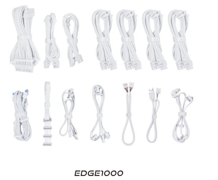 LIAN LI EDGE 1000W ATX3.1 80+ Platinum EG1000 WHITE