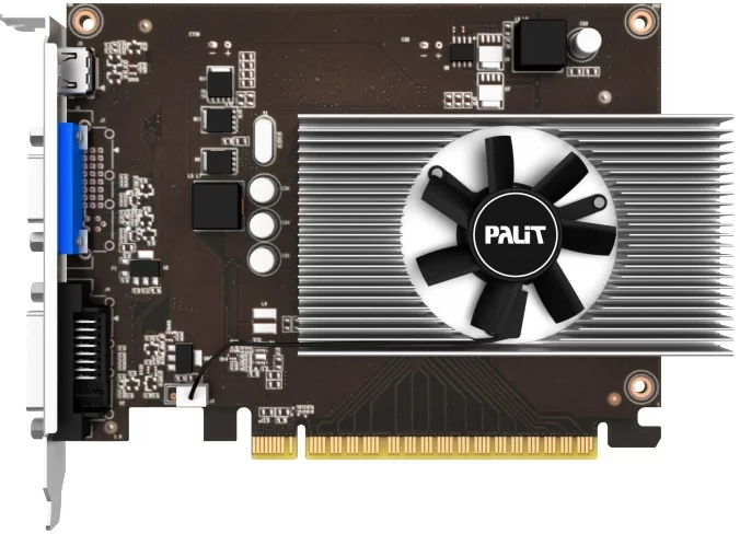 Palit GeForce GT 730 902Mhz PCI-E 2.0 4096Mb 5000Mhz 64 bit DVI Mini-HDMI HDCP NE5T730013G6-2082F