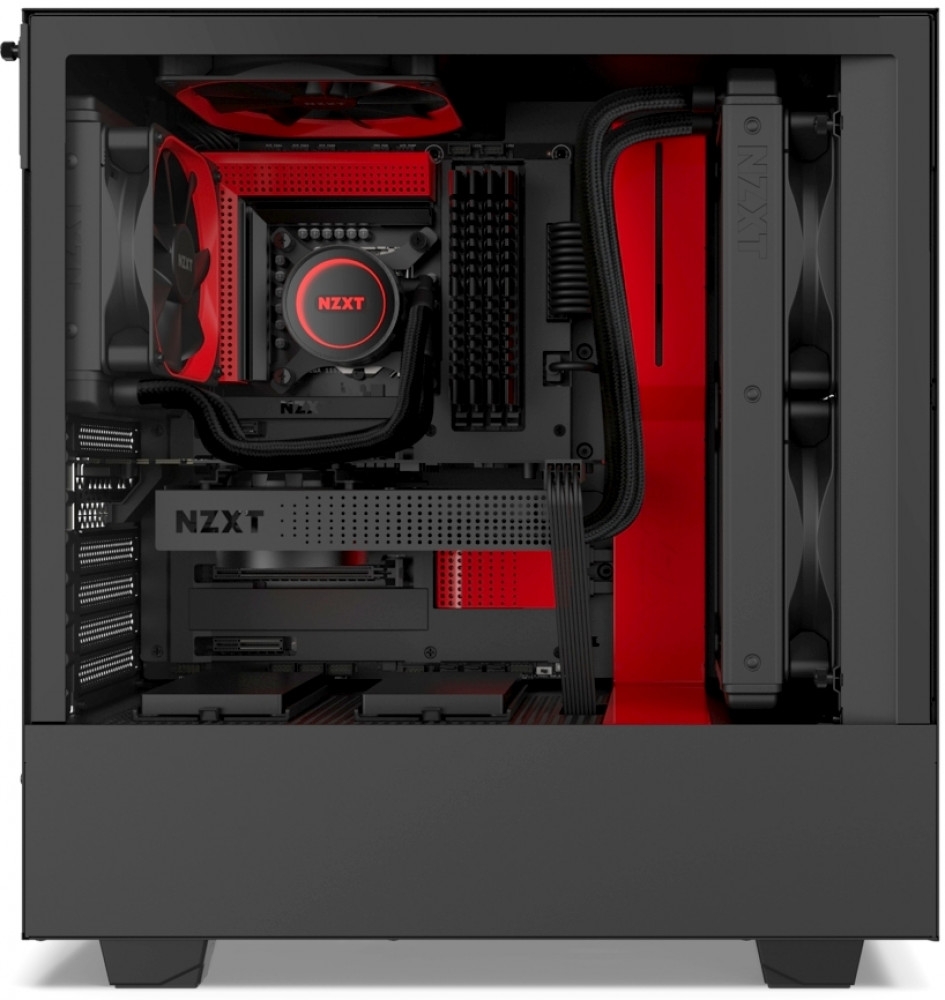 NZXT H510 CA-H510B-BR черный/красный без БП ATX