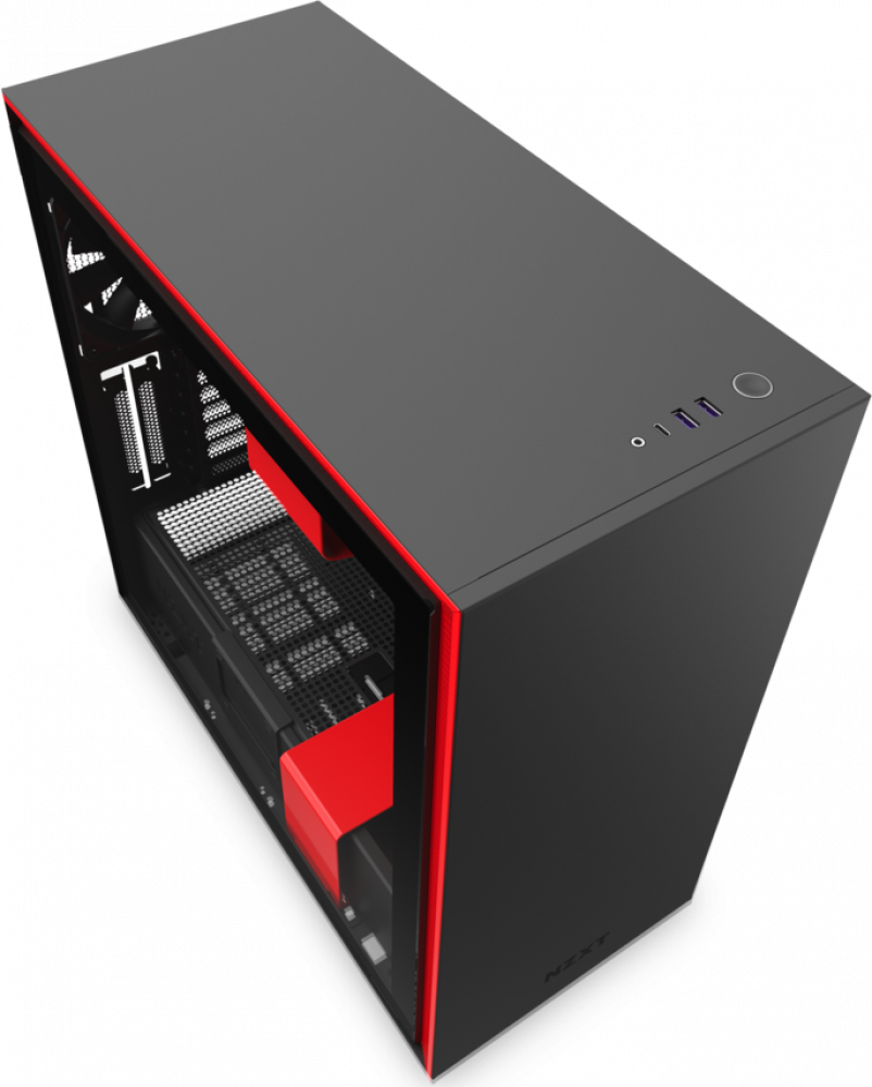 NZXT H710 CA-H710B-BR черный/красный без БП E-ATX