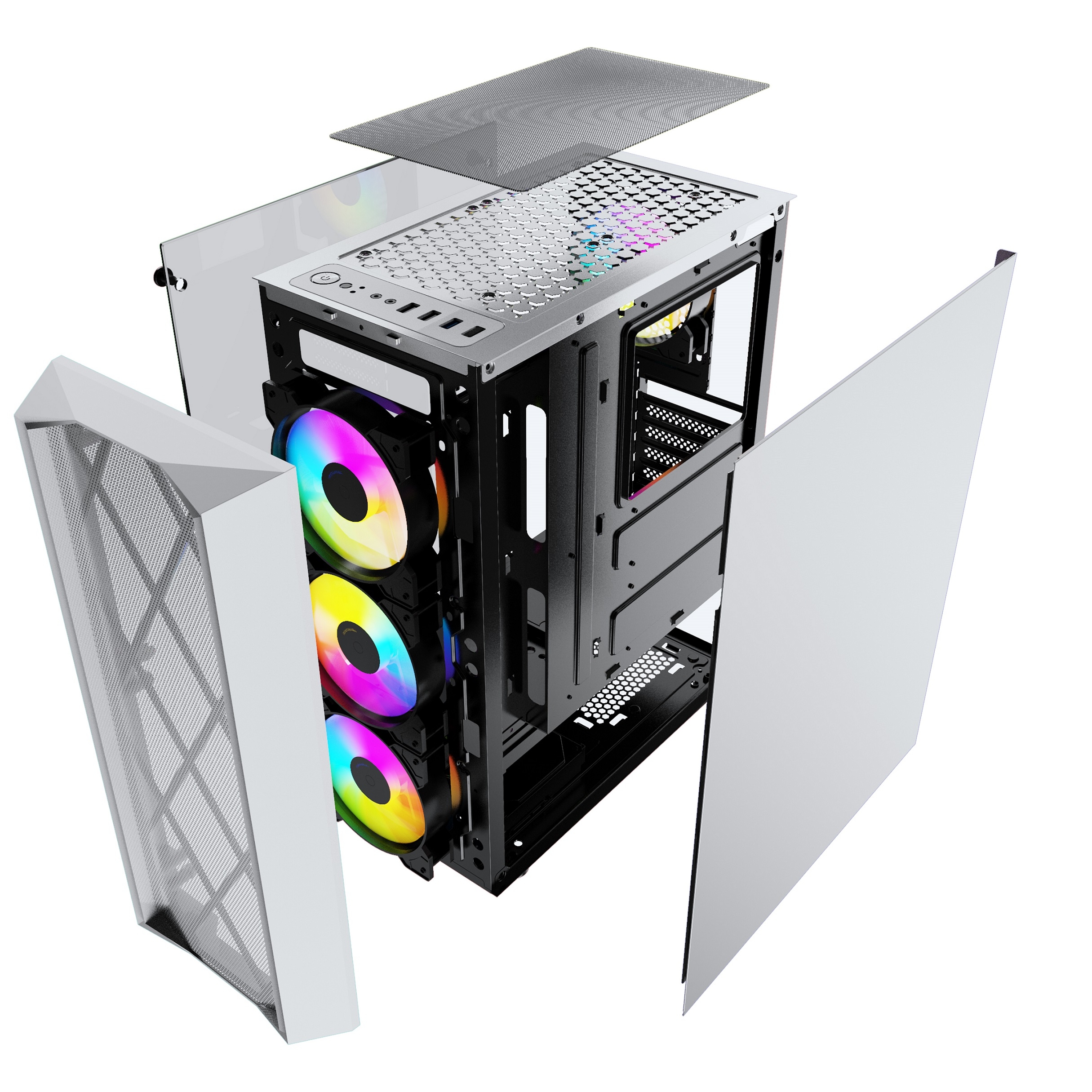 Powercase Rhombus X4 White (CMRMW-L4)