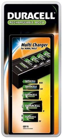 Duracell Зарядное устройство для аккумуляторов MultiCharger (CEF11E)