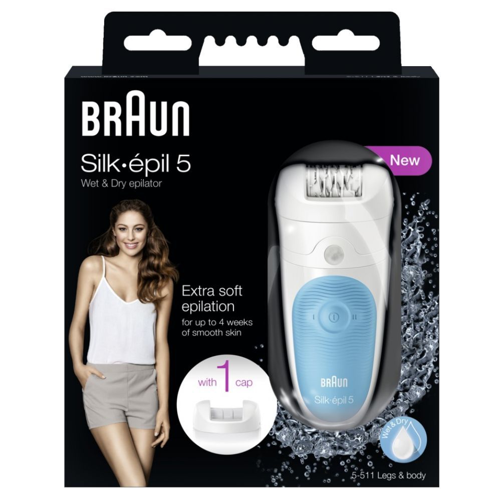 Braun эпилятор 5-511 Silk-epil 5 Wet & Dry
