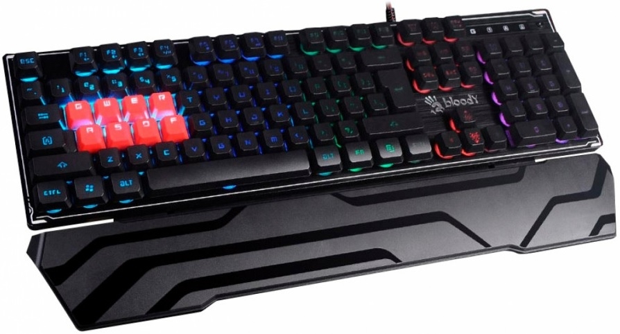 A4Tech B3370R черный USB Multimedia Gamer LED