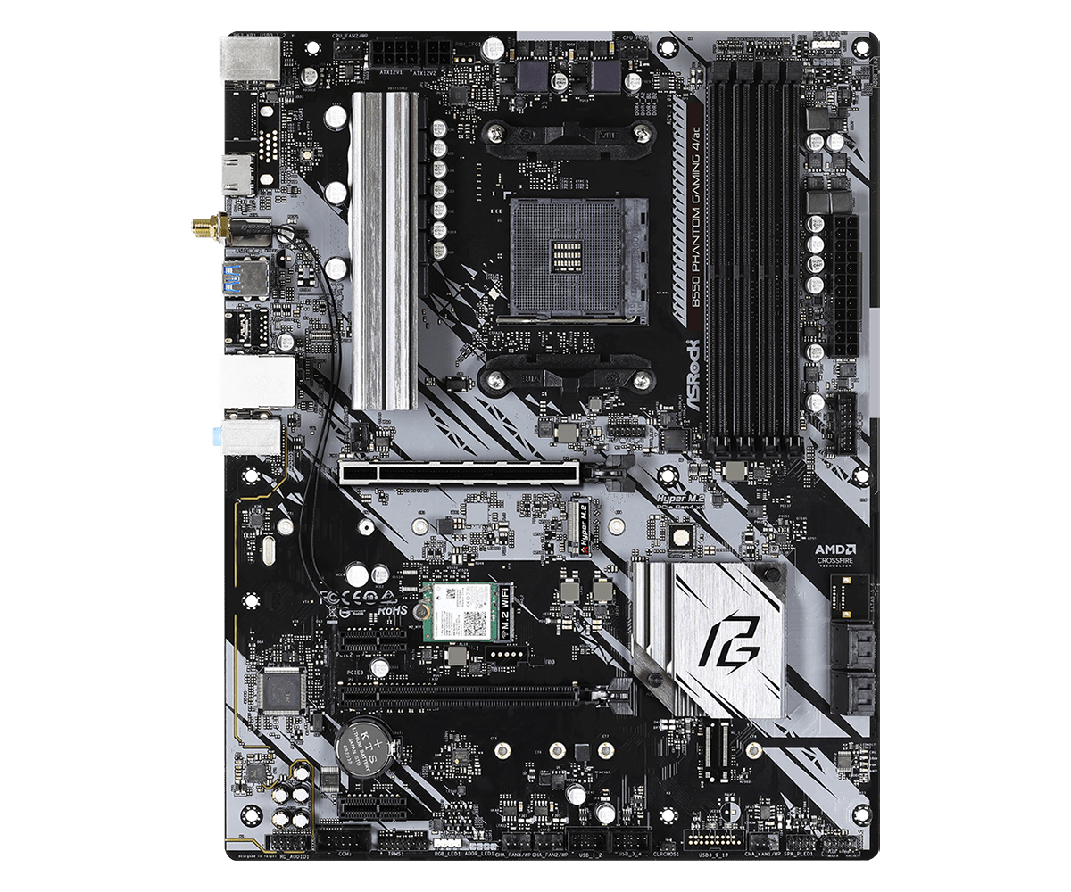 ASRock B550 PHANTOM GAMING 4/AC sAM4