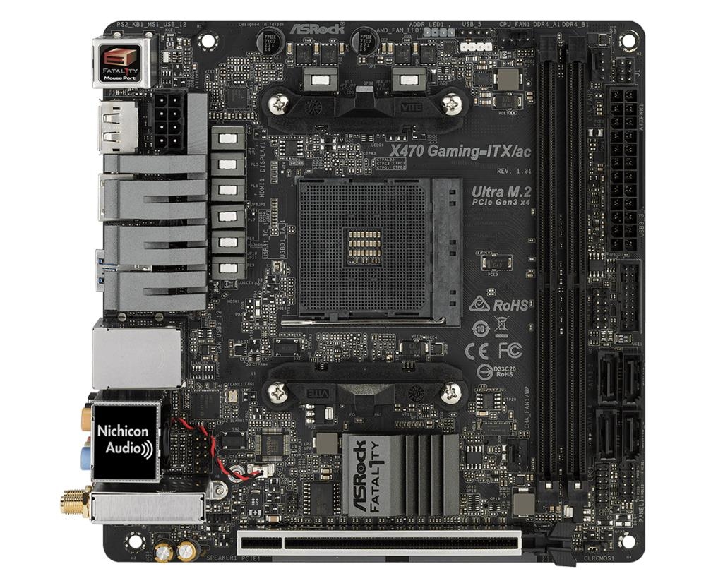 ASRock Fatal1ty X470 Gaming-ITX/ac sAM4