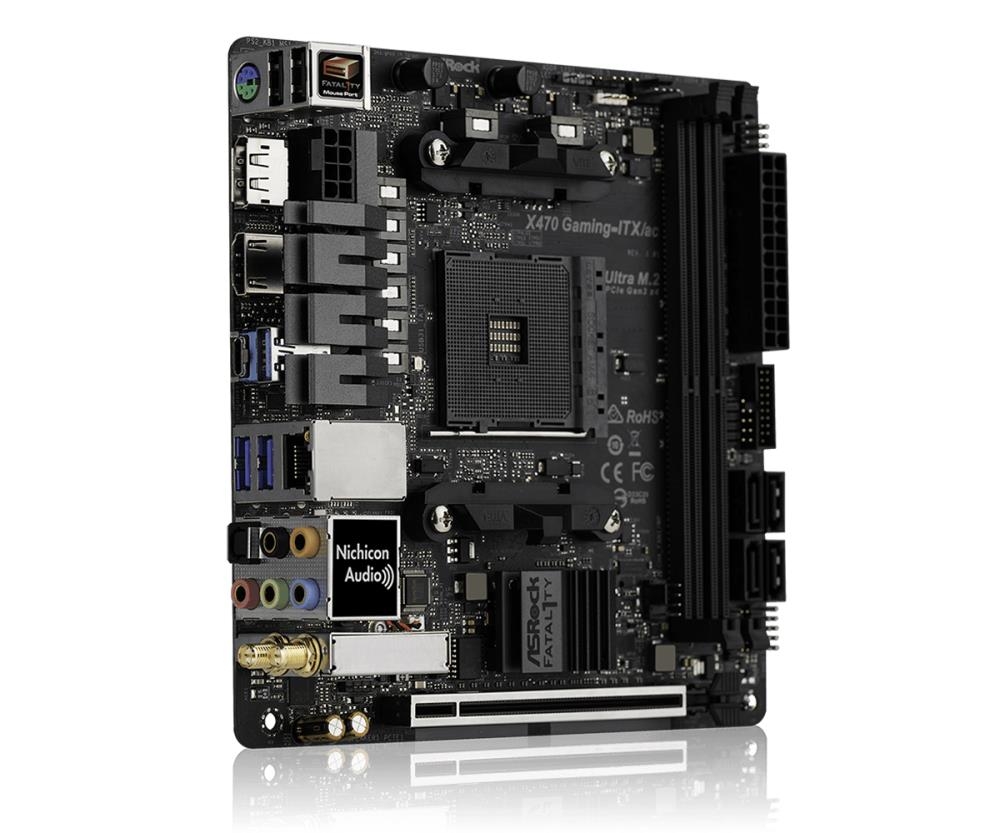 ASRock Fatal1ty X470 Gaming ITX ac sAM4 Wite