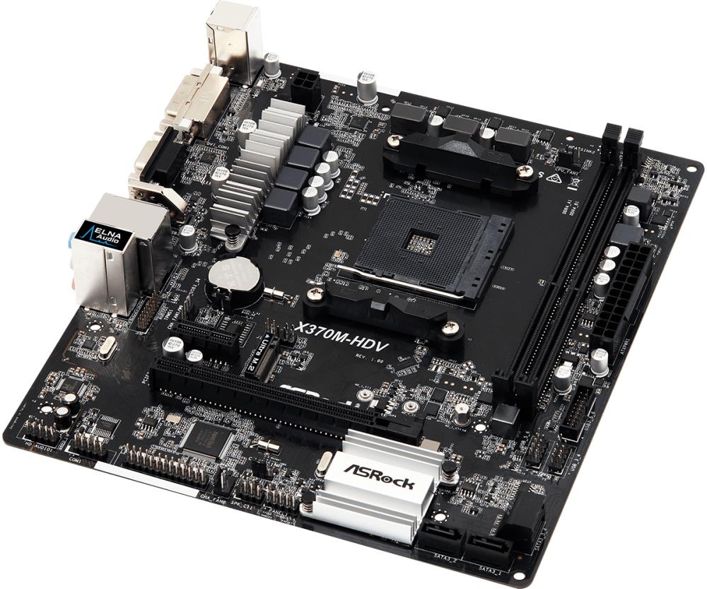 ASRock X370M HDV sAM4 Wite