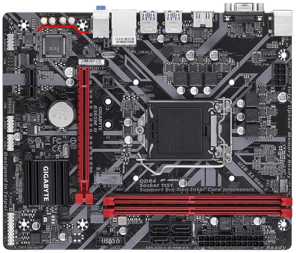 GigaByte B365M H (rev. 1.0) LGA1151 v2