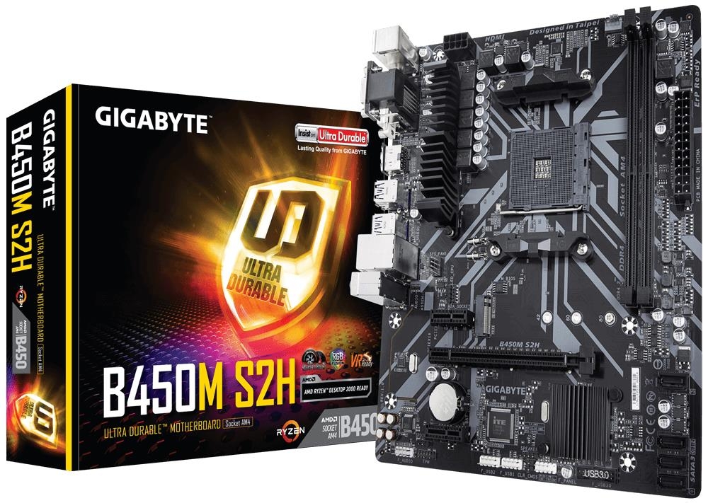 

Материнская плата GigaByte, B450M S2H sAM4