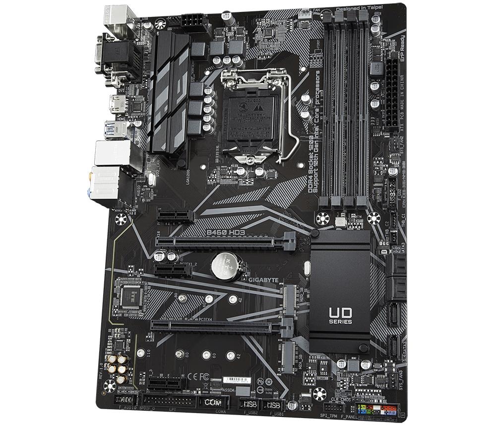 GigaByte B460 HD3 (rev. 1.0) LGA1200