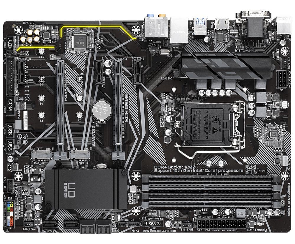 GigaByte B460 HD3 (rev. 1.0) LGA1200