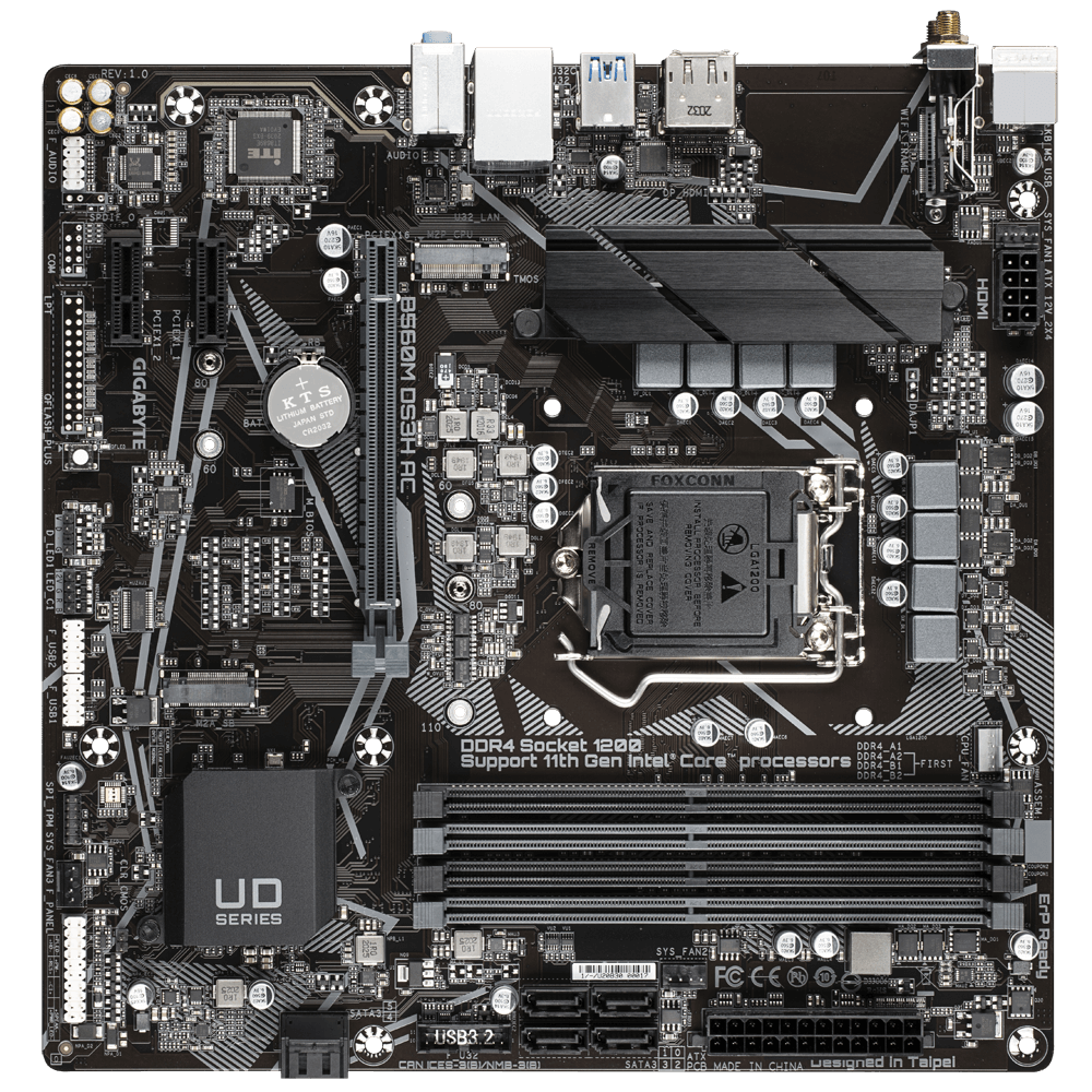 GigaByte B560M DS3H AC LGA1200