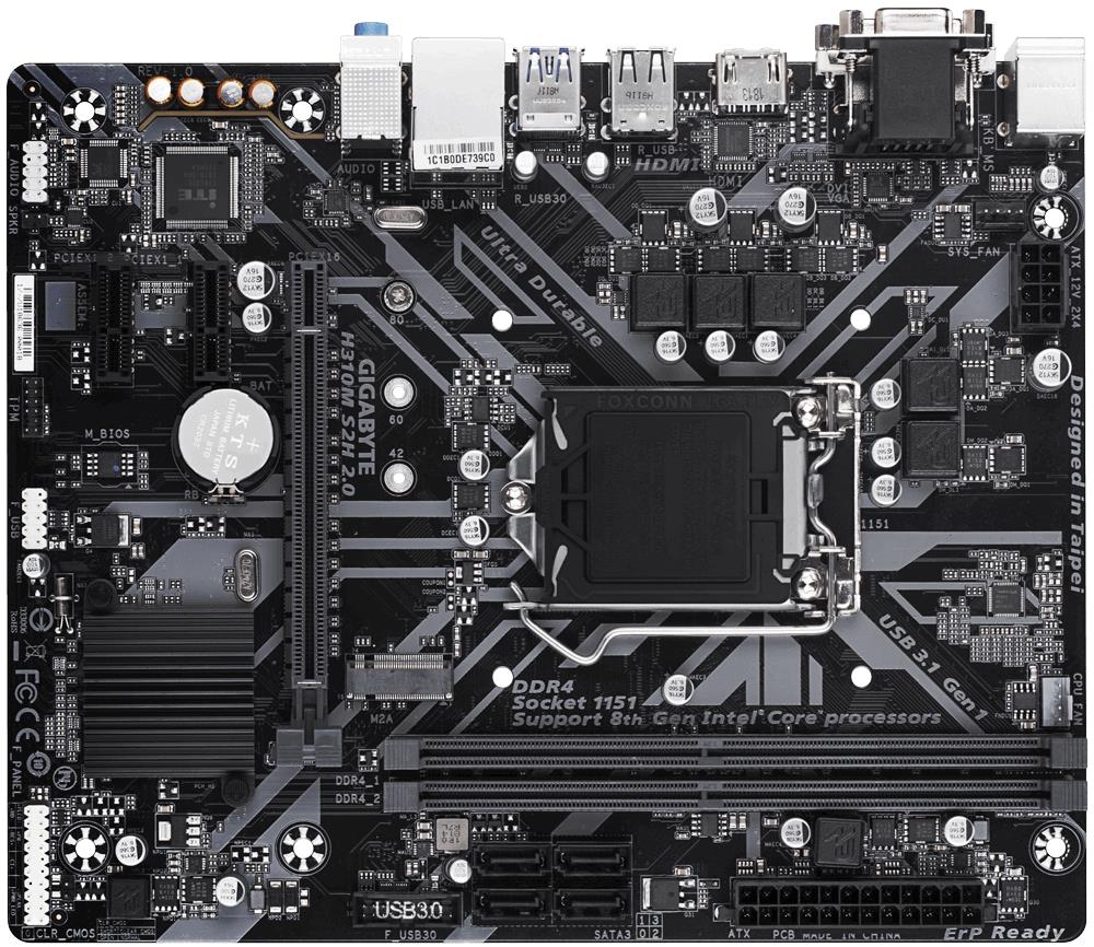 GigaByte H310M S2H 2.0 LGA1151 v2