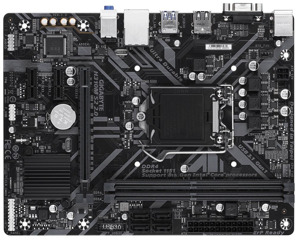 GigaByte H310M S2 (rev. 2.0) LGA1151 v2