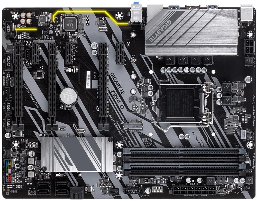 GigaByte Z390 D (rev. 1.0) LGA1151v2