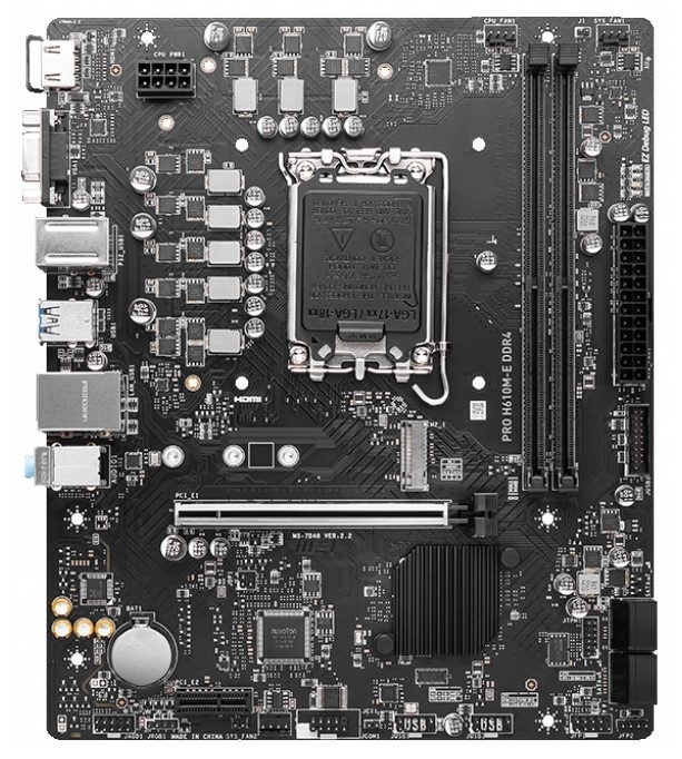 MSI PRO H610M-E DDR4 LGA1700