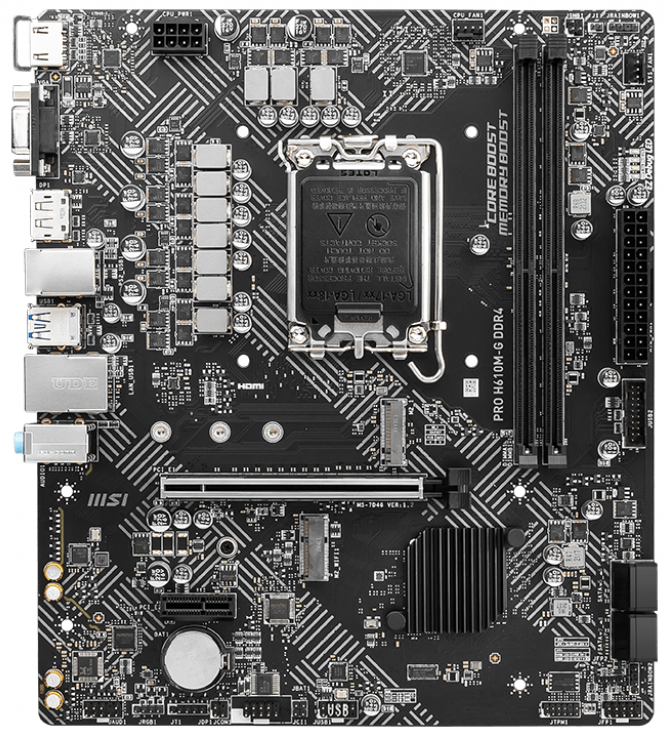 MSI PRO H610M-G DDR4 LGA1700