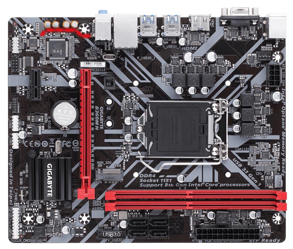 GigaByte B360MH LGA1151 v2