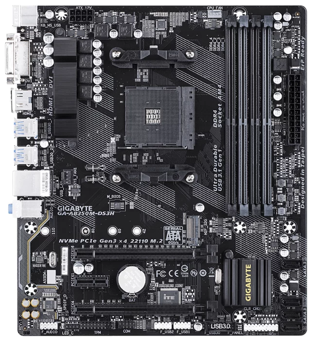 GigaByte GA-AB350M-DS3H V2